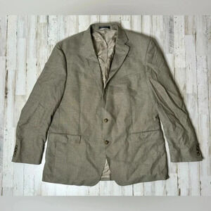 Lauren Ralph Lauren Blazer Jacket Men's 46R Gray Classic Checked